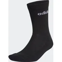 Adidas Half-Cushioned Crew Socken 3 Paar Black / White 43-45