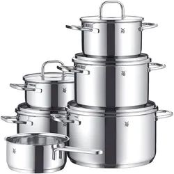 Topf-Set WMF "Inspiration", silber (edelstahlfarben), Töpfe, Induktion