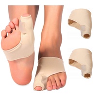 2 Hallux Valgus Bandage Zehenschutz Gelpelotte Gel Ballen Ballenschutz Korrektur