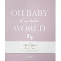Printworks Fotoalbum Baby, it's a Wild World in der Farbe Rosa (10 x 15 cm)
