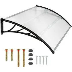 TECTAKE Vordach transparenttransparent