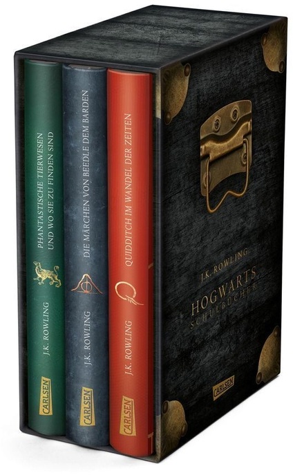 Hogwarts-Schulbücher: Hogwarts-Schulbücher: Die Hogwarts-Schulbücher Im Schuber, 3 Teile - J.K. Rowling, Gebunden