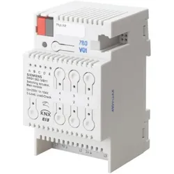 Siemens 5WG15621AB11 Schaltaktor, Hauptmodul, 3 x AC 230/400 V, 10 AX, C-Last, Last-Check