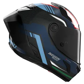 Nolan X-804 RS Ultra Carbon Piega Carbon/Schwarz/Blau/Rot L