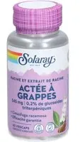 SOLARAY Racine et Extrait de Actée à Grappes Capsule(S) 60 pc(s)