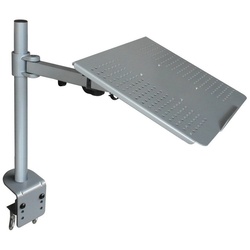 Drall Instruments LT10S Monitor-Halterung, (1-tlg., Laptopständer Tisch Schreibtisch Halterung für Laptop Notebook silber) silberfarben