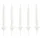 Papstar Geburtstagskerzen 6 cm 24 St. Weiß