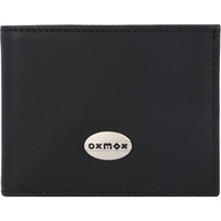 oxmox Leather RFID Pocketbörse schwarz