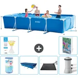 Rechteckiger Frame Pool - 450x220x84 Cm - 7-teilig  S97