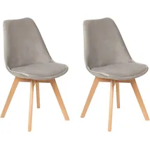 Beliani Esszimmerstuhl 2er Set DAKOTA II