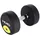 OEM HG PRO Gummihantel Rundhantel 18 kg schwarz/grau/gelb