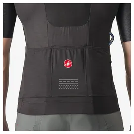 Castelli Unlimited Pro Herren, Bikeshirt-Schwarz-L