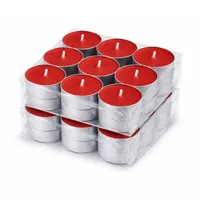 HS Candle Teelichter 36 St. rot