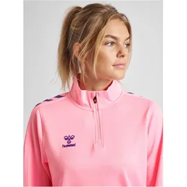 hummel Core XK 1/2-Zip Sweatshirt Damen cotton candy XXL