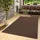 Snapstyle Feinschlingen Velour Teppich Strong Braun, 80x160cm