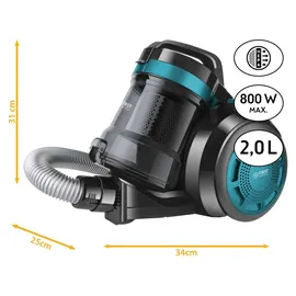 First Austria TZS FIRST AUSTRIA Bodenstaubsauger 800W blau
