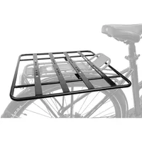 M-Wave Racky Baseplate Gepäckträgerplatte schwarz 400 x 400 mm