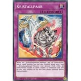 SDCB-DE035 - Kristallpaar - Common - Deutsch - 1. Auflage - im Set mit Ultrapro Toploader - Yugioh