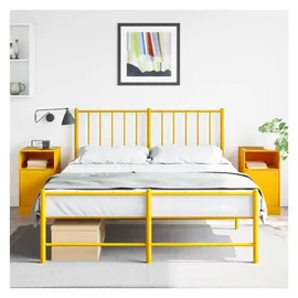 vidaXL Nachtschrank 2 Stk. 34,5 x 39 x 62 cm Senfgelb