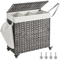 Songmics Wäschekorb LCB363G01 grau