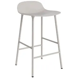 Normann Copenhagen - Form Barhocker H65 Steel/Warm Grey