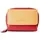 GREENBURRY Nappa Geldbörse Unisex beige/rot