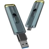 OSCOO 1TB Externe Festplatte Bis zu 2100MB/s USB 3.2 Gen2x2 Dual Interface Externe tragbare USB SSD Memory Stick für Android/Phone/Tablet/Windows/Laptop