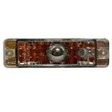 Frontblinker, Blinker, mit Standlichtfunktion, Klarglas / schwarz passend für VW Golf bis Baujahr -07/89