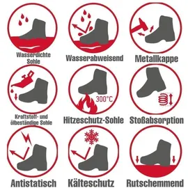 Oregon Schnittschutzstiefel Klasse 2 Fiordland Leder bis 300°C, 295469 Gr. 39
