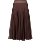 Zero Meshrock mit Gummibund in Chicory Coffee | 36