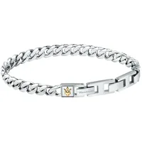 Maserati Herrenarmband Edelstahl Silber JM422AVD09