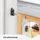 Reer Basic Schraubgitter, Holz, Stabiler Halt, Durchgangsbreite 65,5-106cm, 46977, Braun,