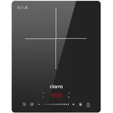 CIARRA Einzel-Induktionskochplatte Induktionskochfeld 8 Stufen Timer VM1TIH