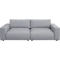 Musterring Big-Sofa LUCIA Mega Sofa, hoher Sitzkomfort, Breite 252cm, Kontrastnaht, in vielen Qualitäten und 4 unterschiedlichen Nähten, 2,5-Sitzer grau