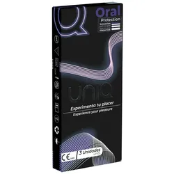 Oral Dams - Latexfreie Lecktücher, Geruchsneutral (3 Tücher) 3 St