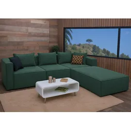 MCW Lounge-Sessel Textil 75 x 63 x 97 cm Grün mit Kissen