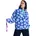 Fleecepullover Sweatshirt Blau L