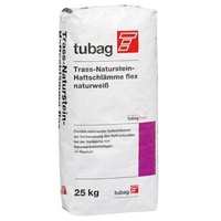 TUBAG TNH-flex Trass-Natursteinhaftschlämme naturweiß 25kg