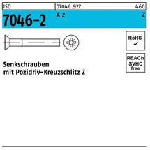 F. REYHER Nchfg. GmbH & Co. KG Senkschraube ISO 7046-2 PZ M10 x 16 100 Stück