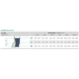 Juzo JuzoFlex Genu Xtra Kniebandage 1 St beige