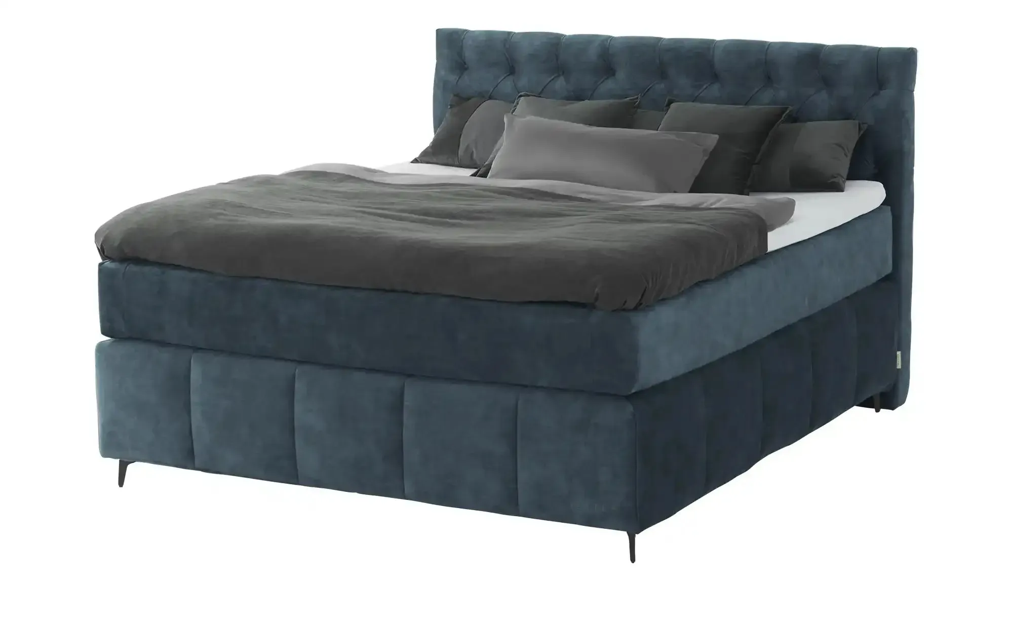 Jette Home Boxspringbett  Glam New ¦ blau ¦ Maße (cm): B: 162 H: 132,5