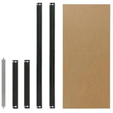 shelfplaza HOME 100x50 cm Fachboden-Set in anthrazit für HOME Schwerlastregale