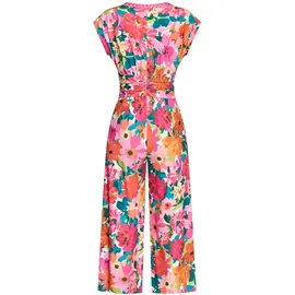 Vera Mont Damen mit Blumenprint 40, Yellow/Pink - 40W