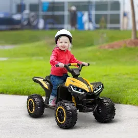 Homcom Elektro Quad für Kinder 12V gelb (1-tlg)