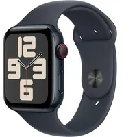 Apple Watch SE 2022 GPS + Cellular 44 mm Aluminiumgehäuse Mitternacht, Sportarmband Mitternacht M/L