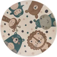 HANSE HOME 105968-140 Teppich Drinnen, Draußen Rund Polypropylen (PP) Mehrfarbig