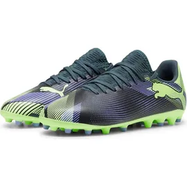 Puma Future 7 Play Kinder Gray Skies-Elektro Purple-Fizzy Apple-Puma White 38