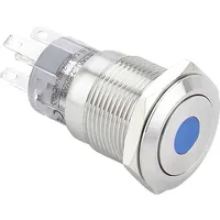 TRU Components 701303 LAS1-AGQ11ZD, BL Vandalismusgeschützter Druckschalter 250 V/AC