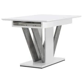 Livetastic Disa 120 x 76 x 80 cm grau/weiß