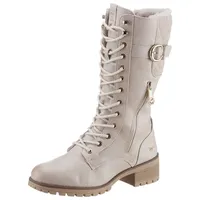 Mustang Damen Stiefel Schnür-Booty,Damen Stiefel,Damen Stiefelette, Sneaker,